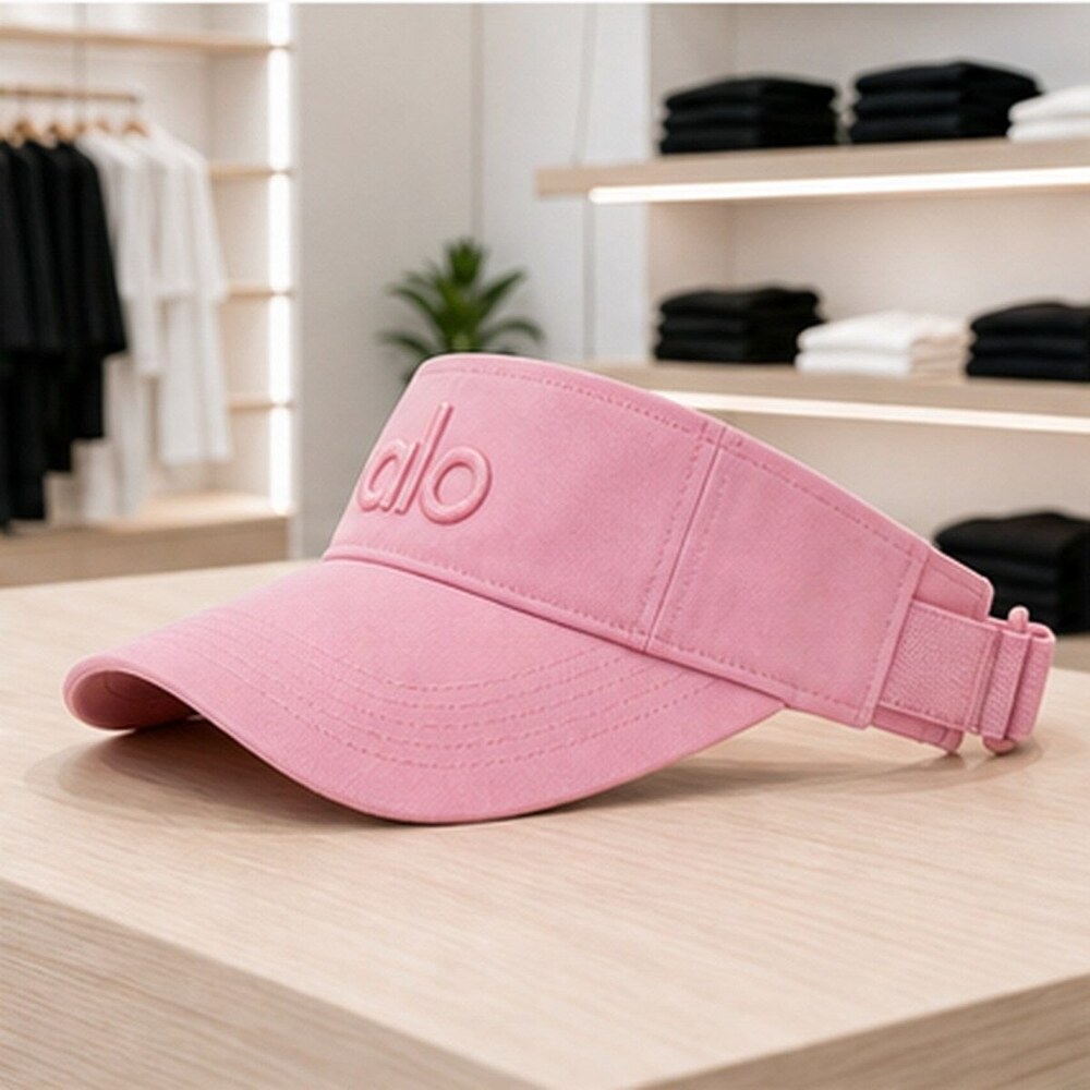ALO Yoga Pink Golf Open Top Visor Hat NWT - Picture 3 of 8